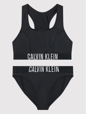 Calvin Klein Swimwear Strój kąpielowy KY0KY00010 Czarny