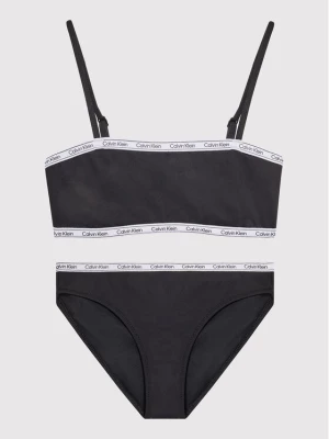 Calvin Klein Swimwear Strój kąpielowy KY0KY00016 Czarny