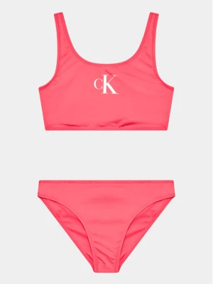 Calvin Klein Swimwear Strój kąpielowy KY0KY00029 Różowy
