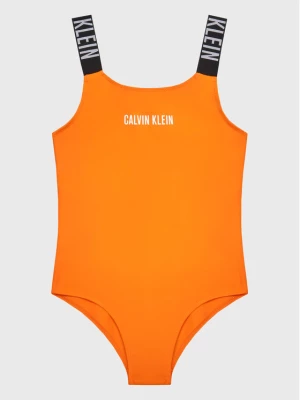 Calvin Klein Swimwear Strój kąpielowy KY0KY00032 Pomarańczowy