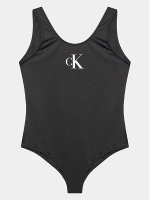 Calvin Klein Swimwear Strój kąpielowy KY0KY00033 Czarny