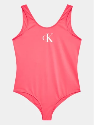 Calvin Klein Swimwear Strój kąpielowy KY0KY00033 Różowy