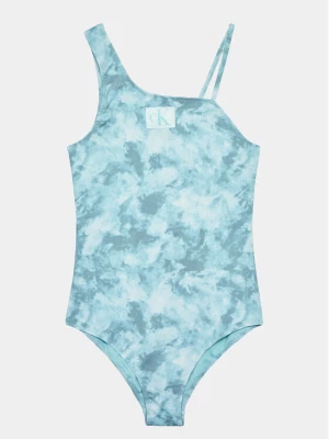 Calvin Klein Swimwear Strój kąpielowy KY0KY00043 Niebieski