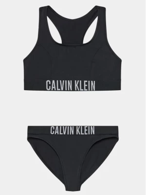 Calvin Klein Swimwear Strój kąpielowy KY0KY00056 Czarny