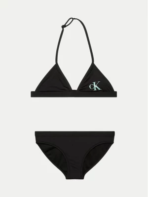 Calvin Klein Swimwear Strój kąpielowy KY0KY00065 Czarny