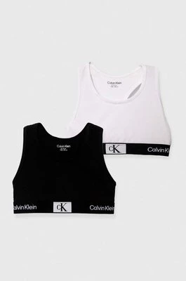 Calvin Klein Underwear biustonosz dziecięcy 2-pack kolor czarny