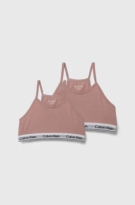 Calvin Klein Underwear biustonosz dziecięcy kolor różowy