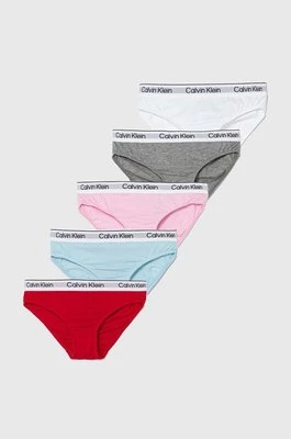 Calvin Klein Underwear figi dziecięce 5-pack kolor różowy