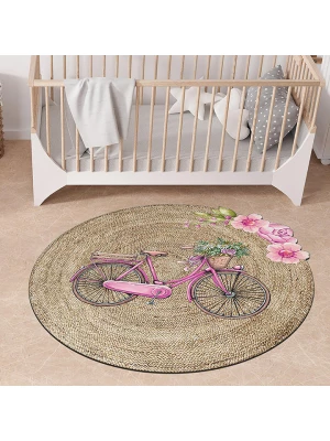 CARPET DIEM Dywan w kolorze beżowym rozmiar: 130x130 cm