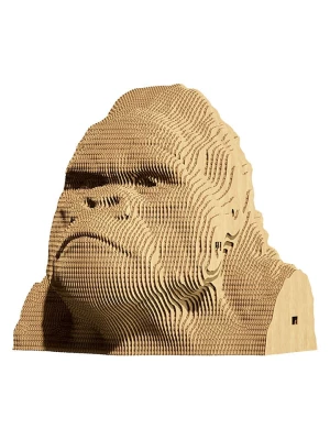 Cartonic Puzzle 3D "Gorilla" w kolorze jasnobrązowym rozmiar: onesize