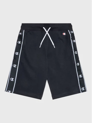 Champion Szorty sportowe 306324 Czarny Regular Fit