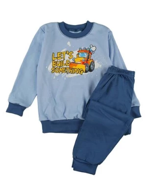 Chłopięca niebieska piżama z nadrukiem Tup Tup TUP TUP