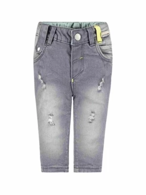 Chłopięce spodnie jeansowe szare Kanz