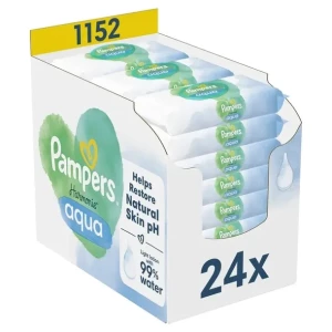 Chusteczki nawilżane Pampers Harmonie Aqua 24 x 48 szt.