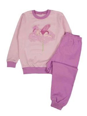Ciepła dziewczęca piżama różowo-fioletowaTup Tup- wróżka TUP TUP