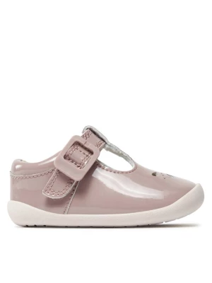 Clarks Półbuty Roamer Star T 261434637 Różowy