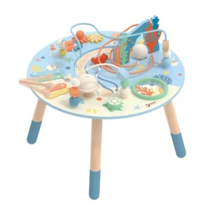 CLASSIC WORLD Drewniany Stolik Aktywności "Morskie Życie" Muzyczno Edukacyjny Classic world CLASSIC WORLD Drewniany Stolik Aktywności "Morskie Życie" Muzyczno Edukacyjny Classic world