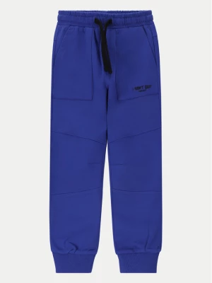 Coccodrillo Spodnie dresowe WC4120103GBK Niebieski Slim Fit