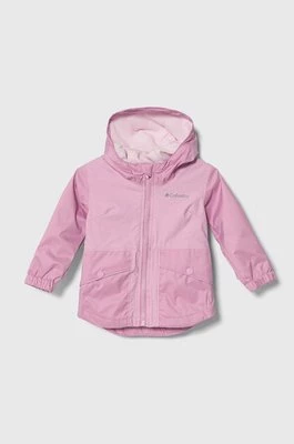 Columbia kurtka niemowlęca Rainy Trails Fleece kolor różowy