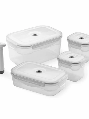 Compactor 4-częściowy komplet pojemników próżniowych plastikowych do żywności Aspi Fresh