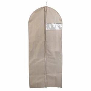 Compactor Pokrowiec na garnitury i długie sukienki Sandy, 60 x 137 cm, beżowy, L