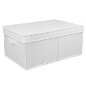 Compactor Składane pudełko kartonowe Wos, 30 x 43 x 19 cm, biały, S