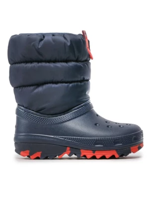 Crocs Śniegowce Classic Neo Puff Boot K 207684 Granatowy