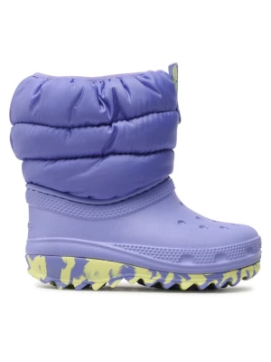 Crocs Śniegowce Classic Neo Puff T 207683 Fioletowy