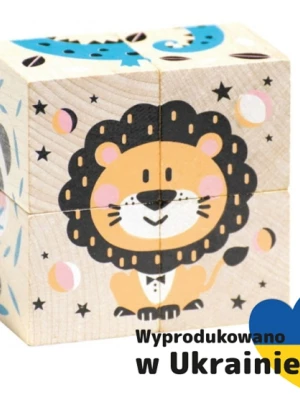 Cubika, Drewniana układanka Zwierzątka