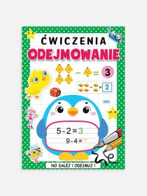 "Ćwiczenia. Odejmowanie" książka z zadaniami i naklejkami ARTI