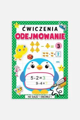 "Ćwiczenia. Odejmowanie" książka z zadaniami i naklejkami ARTI