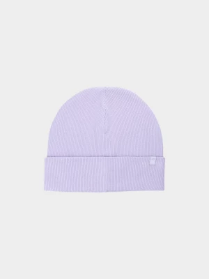 Czapka beanie dziecięca - fioletowa 4F