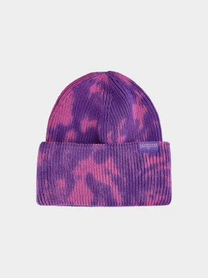 Czapka beanie tie-dye dziewczęca 4F