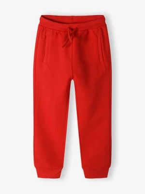 Czerwone dresowe spodnie dla chłopca - 5.10.15.