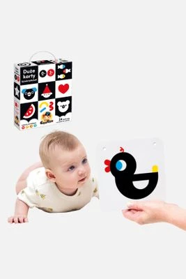 CzuCzu Duże karty kontrastowe BRIGHT JUNIOR MEDIA