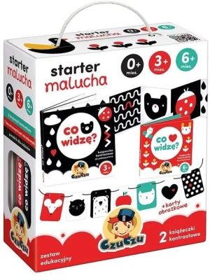 CzuCzu Starter Malucha Co Widzę Karty Kontrastowe 0-3-6 mies. 62312