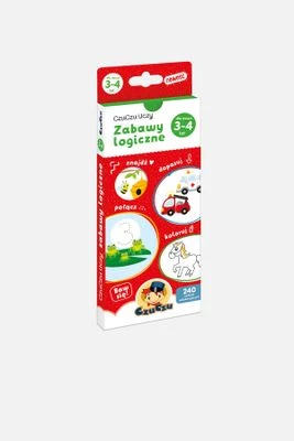 CzuCzu Uczy Zabawy logiczne dla dzieci 3-4 lat BRIGHT JUNIOR MEDIA