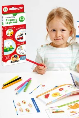 CzuCzu Uczy Zabawy logiczne dla dzieci 3-4 lat BRIGHT JUNIOR MEDIA