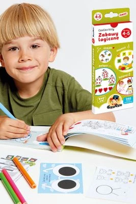 CzuCzu Uczy Zabawy logiczne dla dzieci 4-5 lat BRIGHT JUNIOR MEDIA