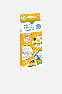 CzuCzu Uczy Zabawy logiczne dla dzieci 5-6 lat BRIGHT JUNIOR MEDIA