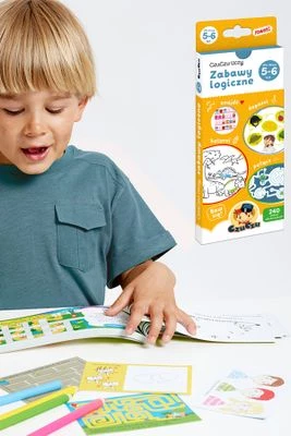 CzuCzu Uczy Zabawy logiczne dla dzieci 5-6 lat BRIGHT JUNIOR MEDIA
