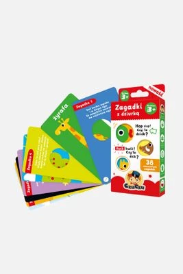 CzuCzu Zagadki z dziurką dla dzieci BRIGHT JUNIOR MEDIA
