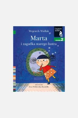 "Czytam sobie. Poziom 2. Marta i zagadka starego lustra" książka dla dzieci HARPERKIDS