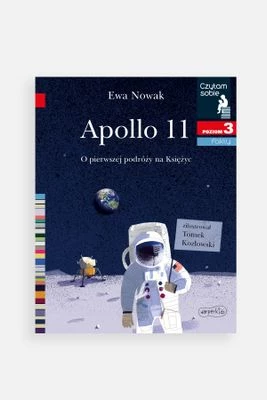 "Czytam sobie: Poziom 3. Fakty. Apollo 11: O pierwszej podróży na Księżyc" książka dla dzieci HARPERKIDS