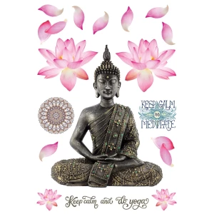 Dekoracja samoprzylepna Budda, 42,5 x 65 cm 4-Home