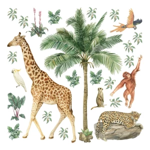 Dekoracja samoprzylepna Jungle 2, 30 x 30 cm 4-Home