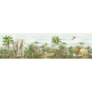 Dekoracyjny pas samoprzylepny Jungle, 500 x 13,8 cm 4-Home