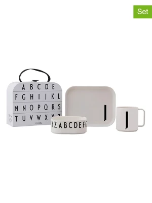 Design Letters 4-częściowy zestaw naczyń "Classics in a suitcase" w kolorze białym rozmiar: onesize