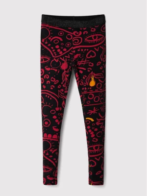 Desigual Legginsy Clementina 22WGKK08 Czarny Slim Fit