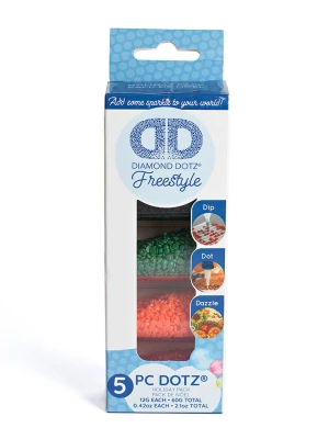 DIAMOND DOTZ 5-częściowy zestaw kreatywny "Diamond Dotz®" - 8+ rozmiar: onesize